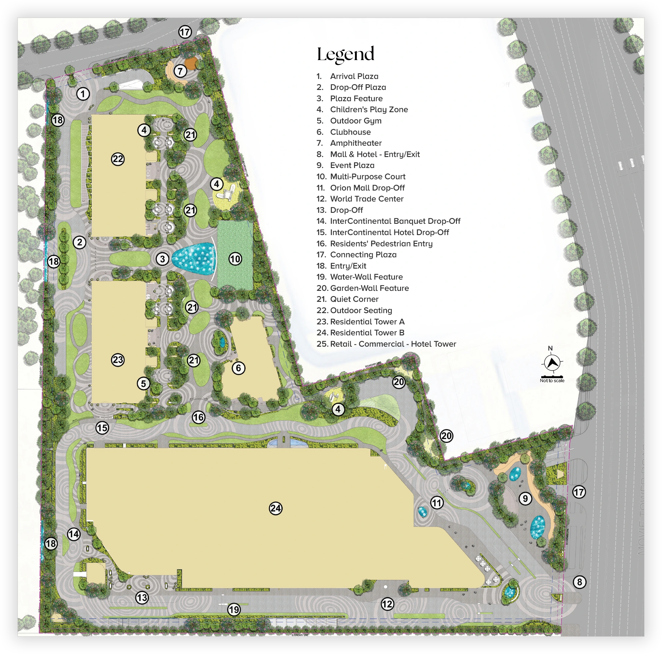 Master Plan of Brigade Gateway